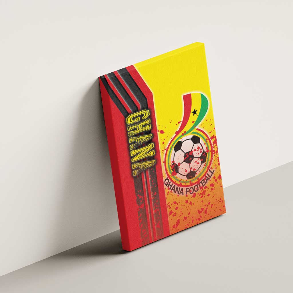Ghana Football Canvas Wall Art Black Stars Soccer - Road To Champion - Wonder Print Shop