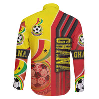 Ghana Football Family Matching Off The Shoulder Long Sleeve Dress and Hawaiian Shirt Black Stars Soccer - Road To Champion - Wonder Print Shop