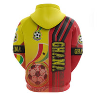Ghana Football Hoodie Black Stars Soccer - Road To Champion - Wonder Print Shop