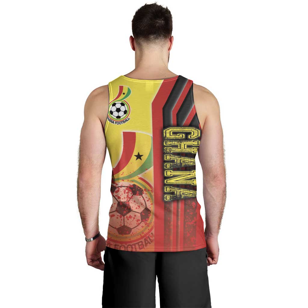 Ghana Football Men Tank Top Black Stars Soccer - Road To Champion - Wonder Print Shop