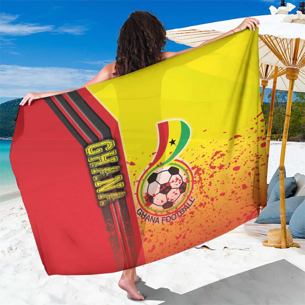 Ghana Football Sarong Black Stars Soccer - Road To Champion - Wonder Print Shop