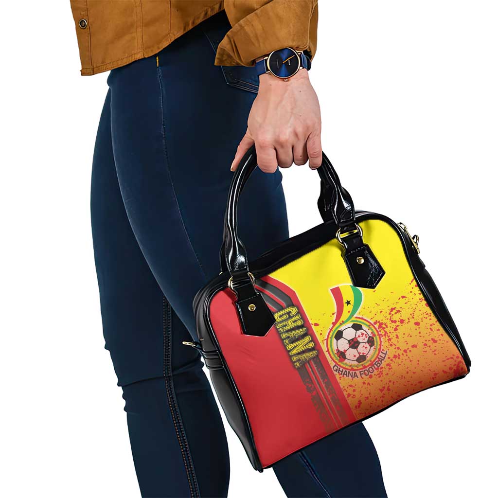 Ghana Football Shoulder Handbag Black Stars Soccer - Road To Champion