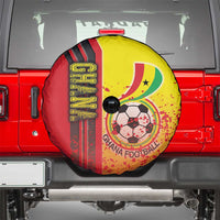 Ghana Football Spare Tire Cover Black Stars Soccer - Road To Champion - Wonder Print Shop