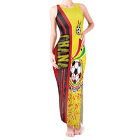 Ghana Football Tank Maxi Dress Black Stars Soccer - Road To Champion - Wonder Print Shop