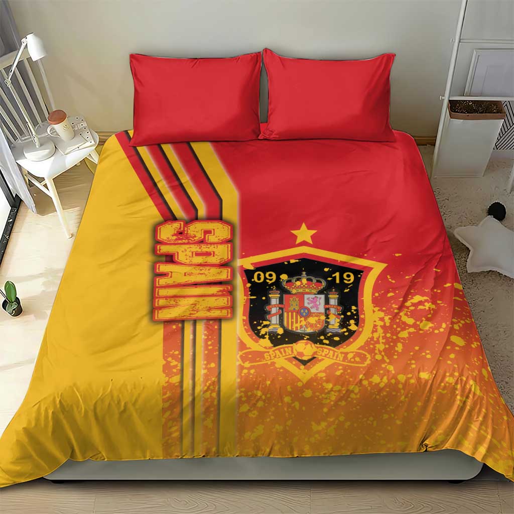 Spain Football Bedding Set La Roja Soccer - Road To Champion - Wonder Print Shop