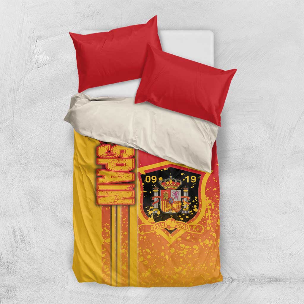 Spain Football Bedding Set La Roja Soccer - Road To Champion - Wonder Print Shop