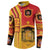 Spain Football Button Sweatshirt La Roja Soccer - Road To Champion - Wonder Print Shop