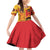 Spain Football Family Matching Off Shoulder Short Dress and Hawaiian Shirt La Roja Soccer - Road To Champion - Wonder Print Shop