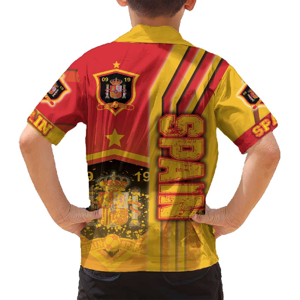 Spain Football Family Matching Puletasi and Hawaiian Shirt La Roja Soccer - Road To Champion