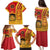 Spain Football Family Matching Puletasi and Hawaiian Shirt La Roja Soccer - Road To Champion
