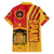 Spain Football Family Matching Short Sleeve Bodycon Dress and Hawaiian Shirt La Roja Soccer - Road To Champion - Wonder Print Shop