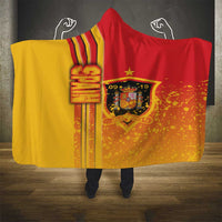 Spain Football Hooded Blanket La Roja Soccer - Road To Champion - Wonder Print Shop
