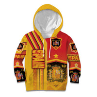 Spain Football Kid Hoodie La Roja Soccer - Road To Champion - Wonder Print Shop