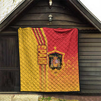 Spain Football Quilt La Roja Soccer - Road To Champion - Wonder Print Shop