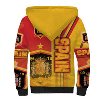 Spain Football Sherpa Hoodie La Roja Soccer - Road To Champion - Wonder Print Shop
