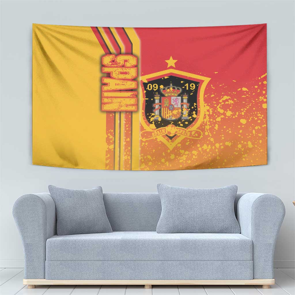 Spain Football Tapestry La Roja Soccer - Road To Champion - Wonder Print Shop
