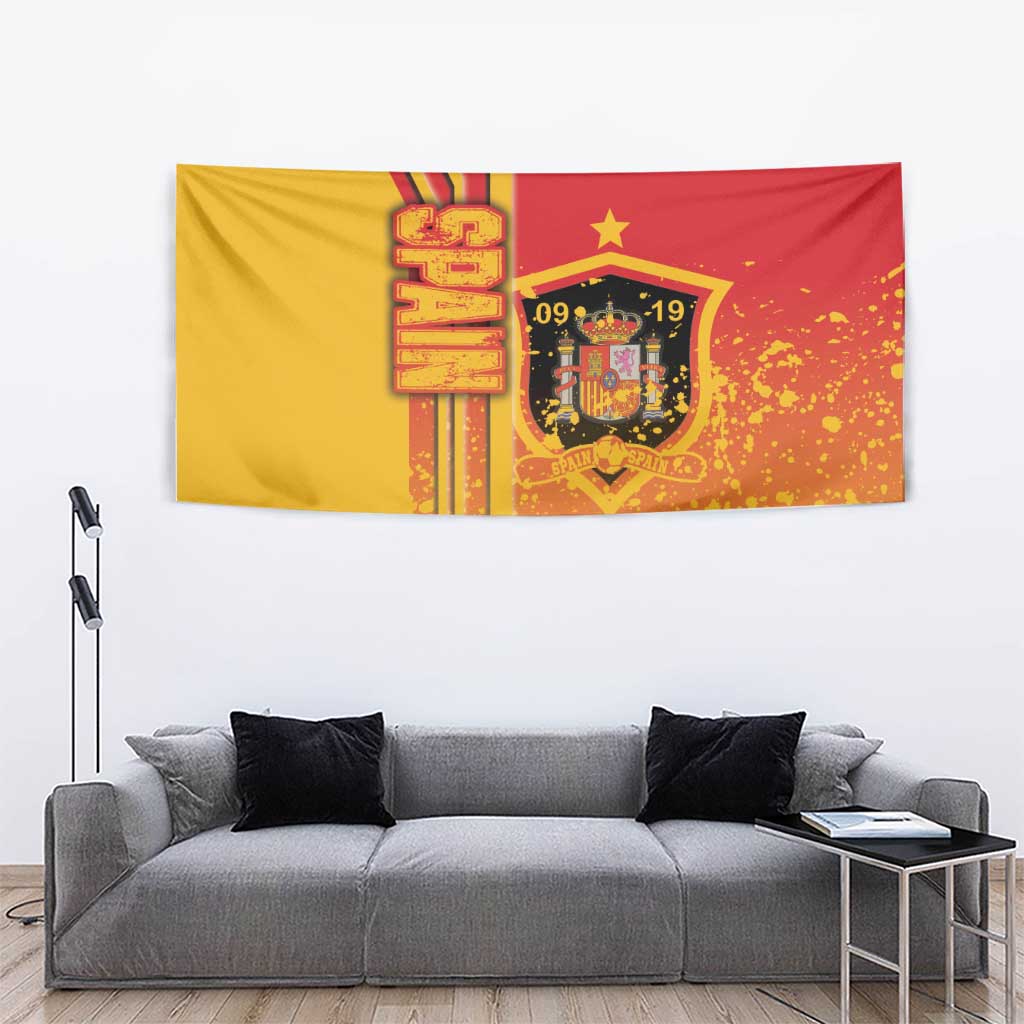 Spain Football Tapestry La Roja Soccer - Road To Champion - Wonder Print Shop