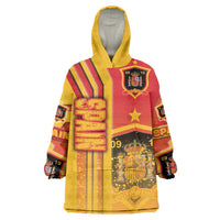 Spain Football Wearable Blanket Hoodie La Roja Soccer - Road To Champion - Wonder Print Shop