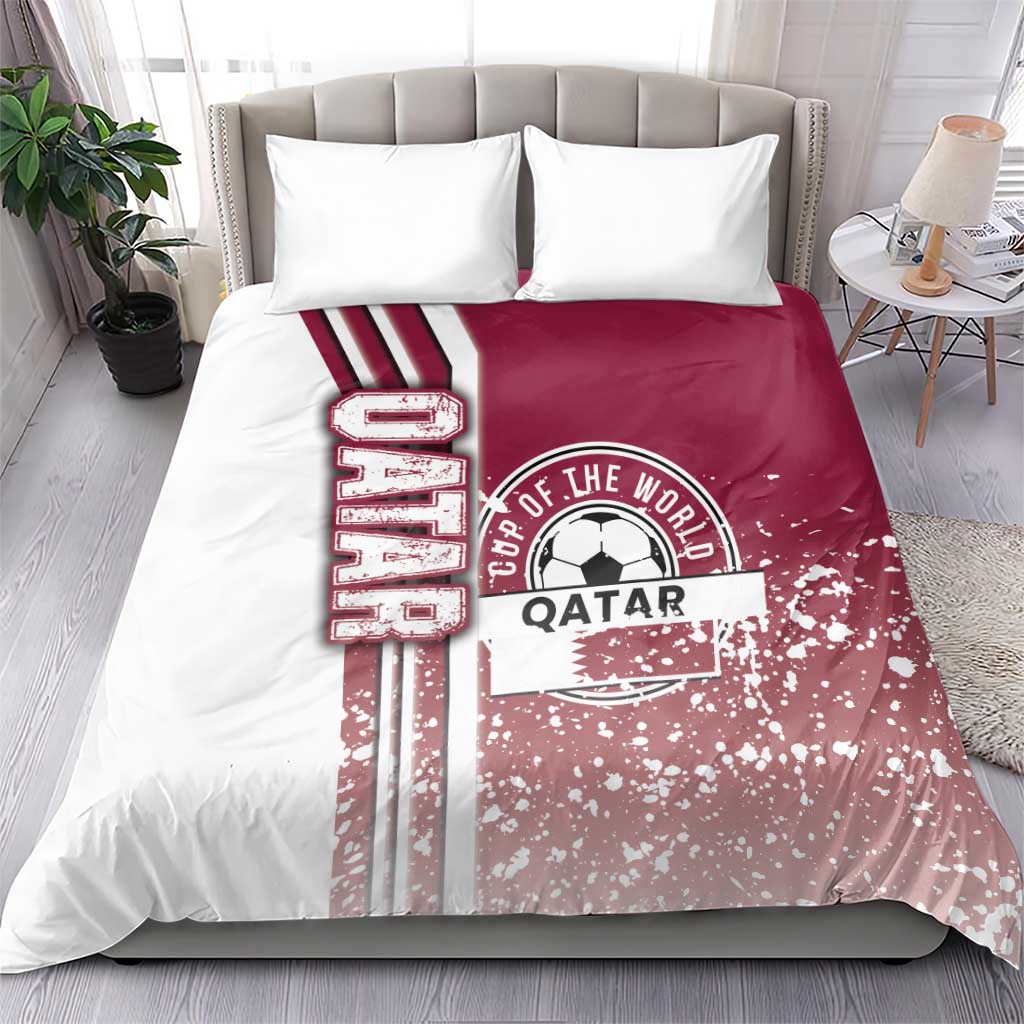 Qatar Football Bedding Set The Maroons Soccer - Road To Champion - Wonder Print Shop