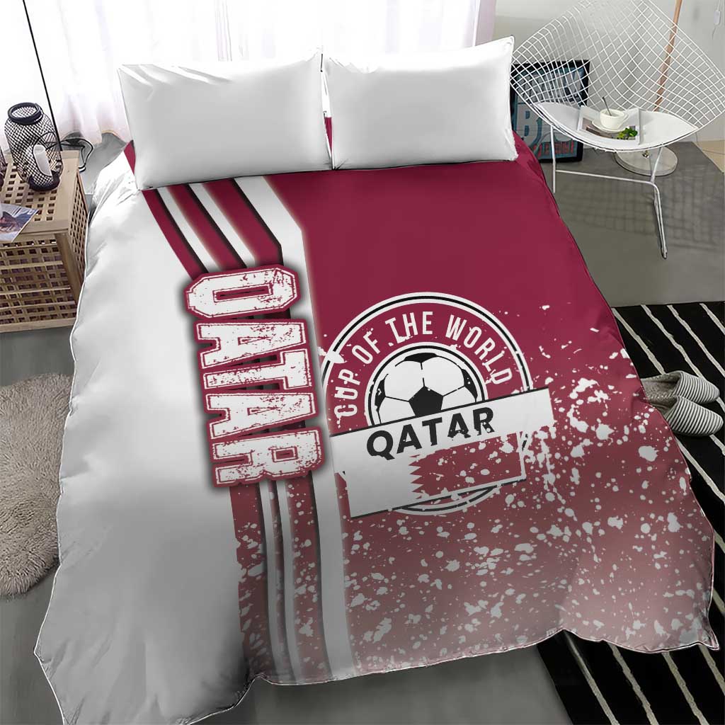 Qatar Football Bedding Set The Maroons Soccer - Road To Champion - Wonder Print Shop