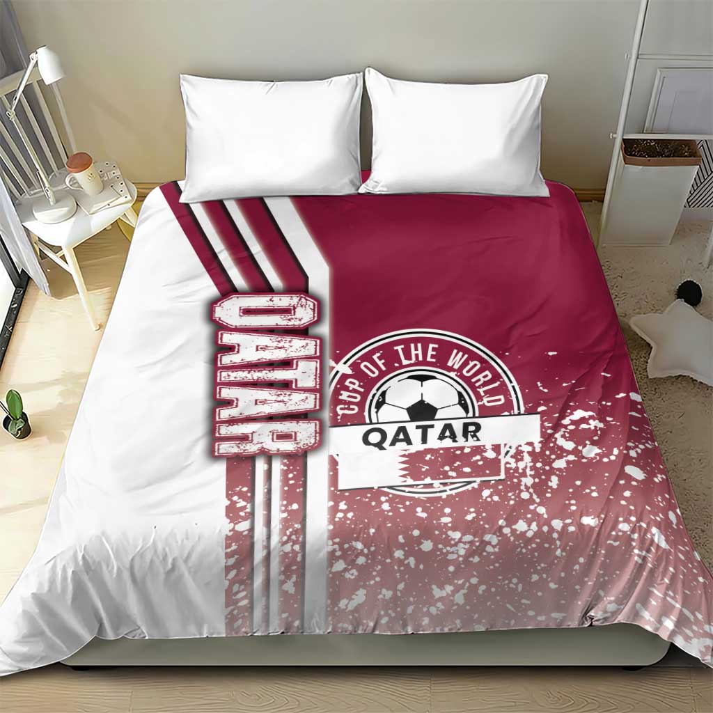Qatar Football Bedding Set The Maroons Soccer - Road To Champion - Wonder Print Shop