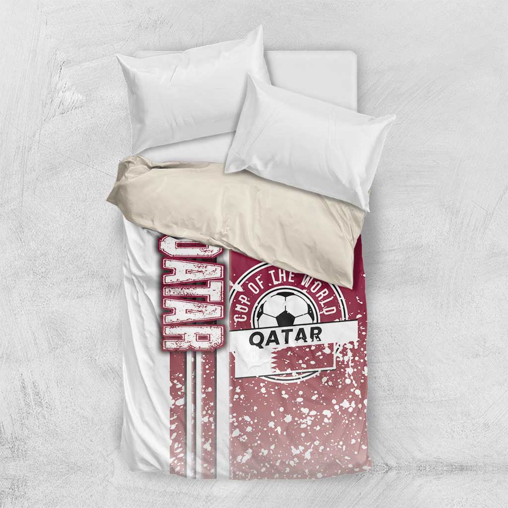 Qatar Football Bedding Set The Maroons Soccer - Road To Champion - Wonder Print Shop