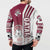 Qatar Football Button Sweatshirt The Maroons Soccer - Road To Champion - Wonder Print Shop