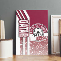 Qatar Football Canvas Wall Art The Maroons Soccer - Road To Champion - Wonder Print Shop