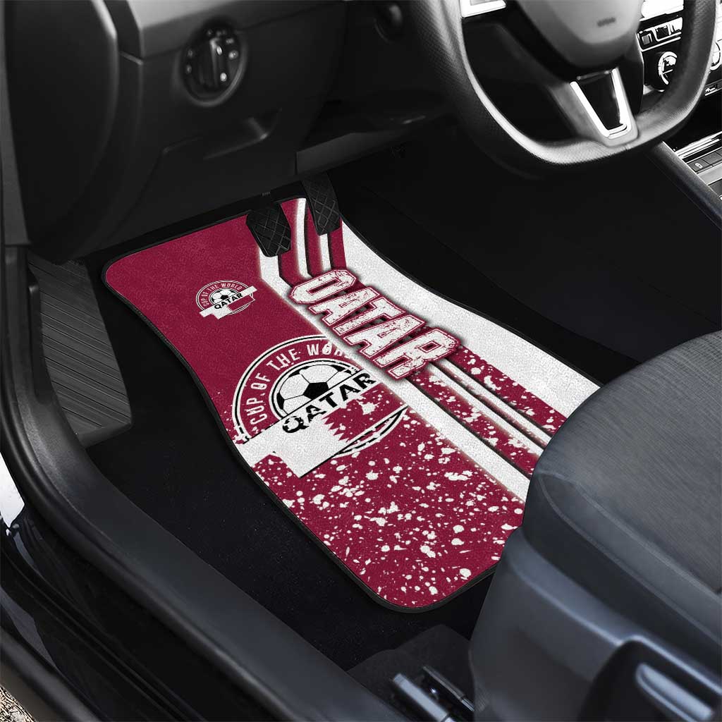 Qatar Football Car Mats The Maroons Soccer - Road To Champion - Wonder Print Shop