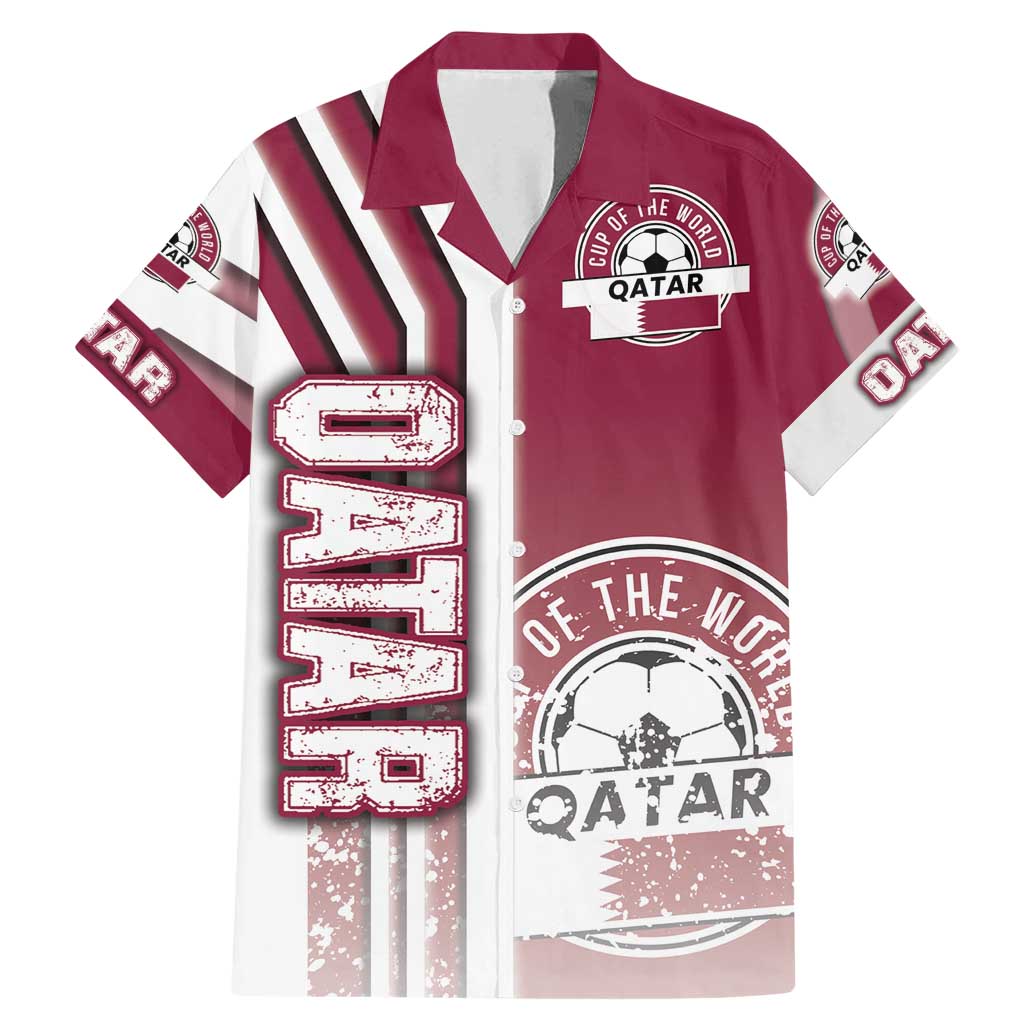 Qatar Football Family Matching Mermaid Dress and Hawaiian Shirt The Maroons Soccer - Road To Champion - Wonder Print Shop