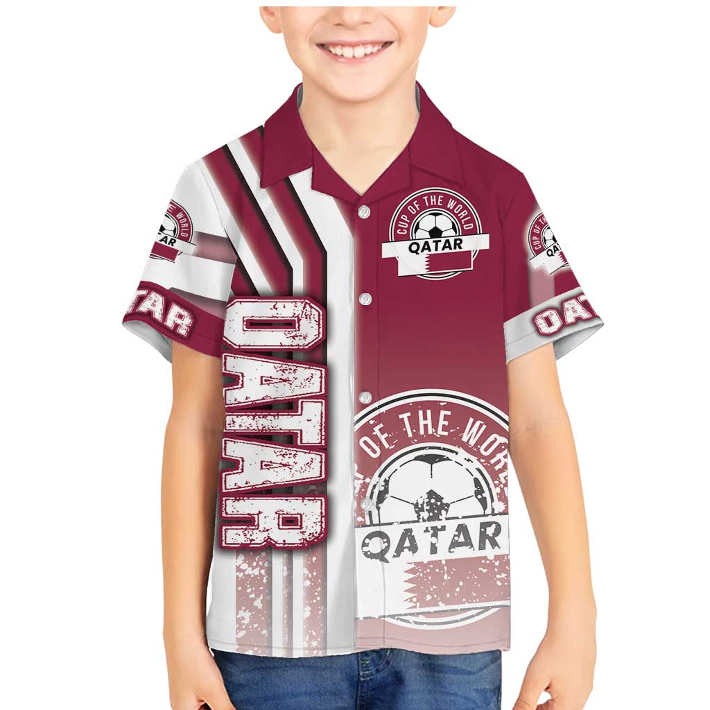 Qatar Football Family Matching Mermaid Dress and Hawaiian Shirt The Maroons Soccer - Road To Champion - Wonder Print Shop