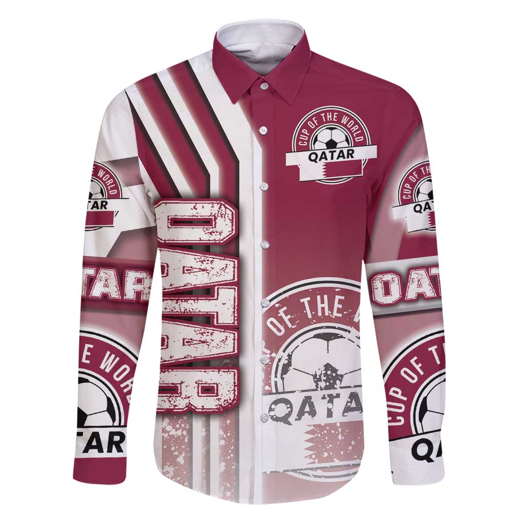 Qatar Football Family Matching Puletasi and Hawaiian Shirt The Maroons Soccer - Road To Champion