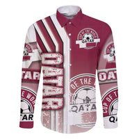 Qatar Football Family Matching Puletasi and Hawaiian Shirt The Maroons Soccer - Road To Champion