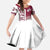 Qatar Football Family Matching Summer Maxi Dress and Hawaiian Shirt The Maroons Soccer - Road To Champion - Wonder Print Shop
