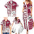 Qatar Football Family Matching Summer Maxi Dress and Hawaiian Shirt The Maroons Soccer - Road To Champion - Wonder Print Shop