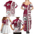 Qatar Football Family Matching Summer Maxi Dress and Hawaiian Shirt The Maroons Soccer - Road To Champion - Wonder Print Shop