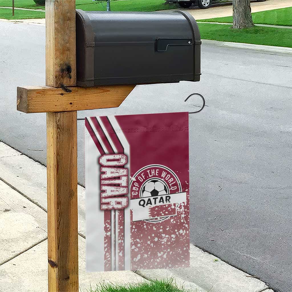 Qatar Football Garden Flag The Maroons Soccer - Road To Champion - Wonder Print Shop