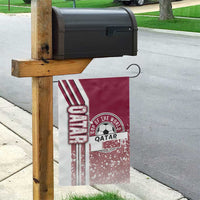 Qatar Football Garden Flag The Maroons Soccer - Road To Champion - Wonder Print Shop