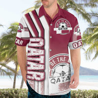 Qatar Football Hawaiian Shirt The Maroons Soccer - Road To Champion - Wonder Print Shop
