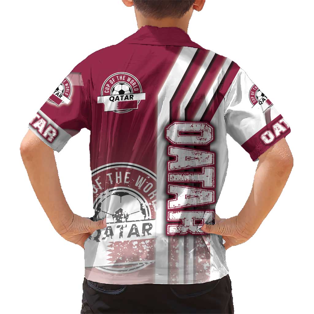 Qatar Football Hawaiian Shirt The Maroons Soccer - Road To Champion - Wonder Print Shop