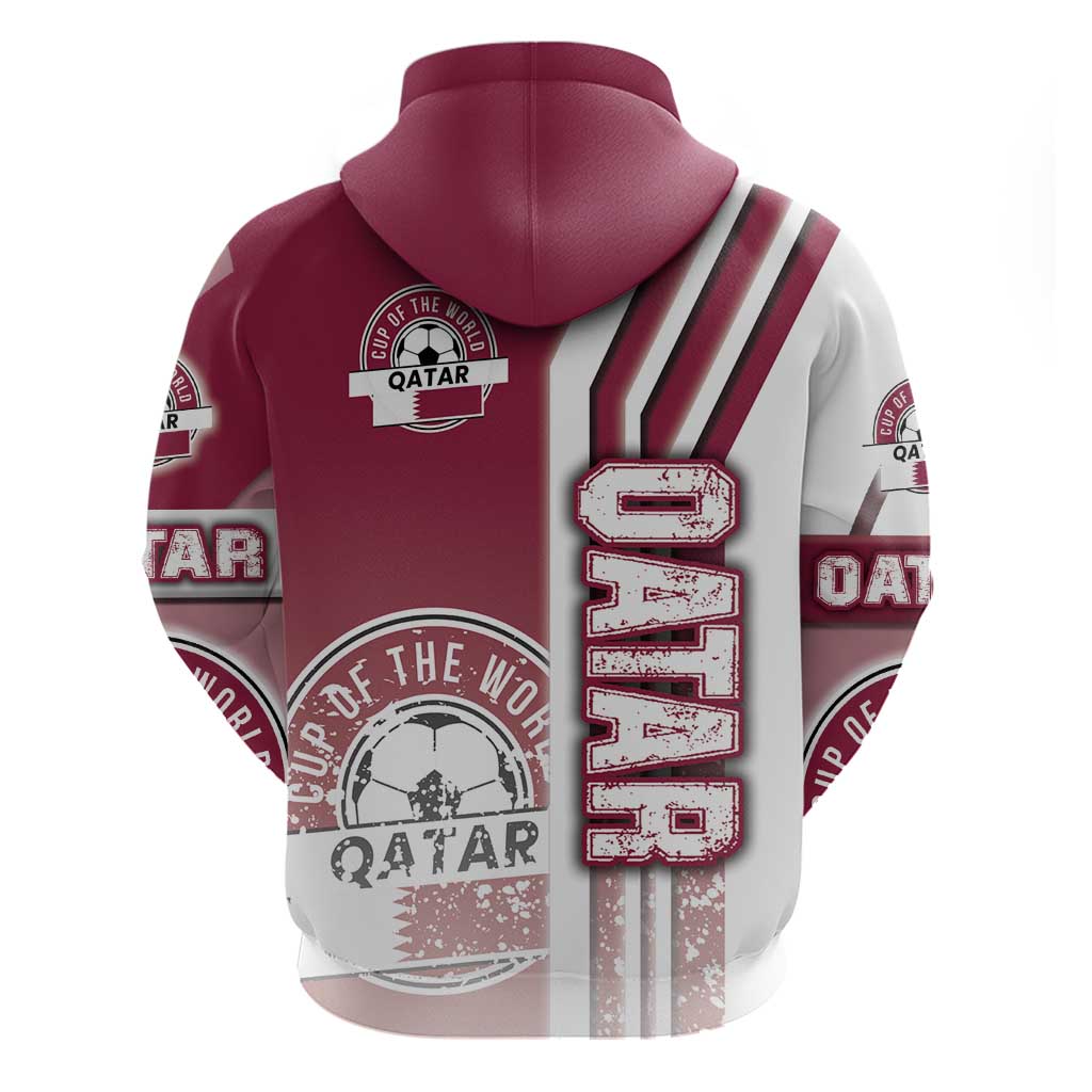 Qatar Football Hoodie The Maroons Soccer - Road To Champion - Wonder Print Shop