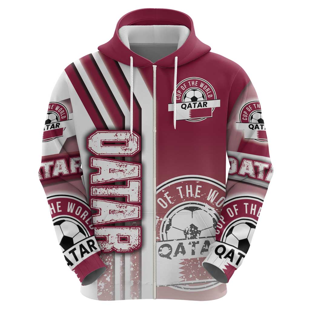 Qatar Football Hoodie The Maroons Soccer - Road To Champion - Wonder Print Shop