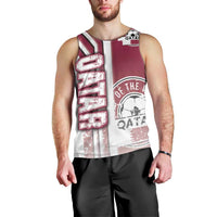 Qatar Football Men Tank Top The Maroons Soccer - Road To Champion - Wonder Print Shop