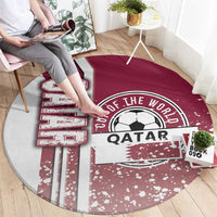 Qatar Football Round Carpet The Maroons Soccer - Road To Champion - Wonder Print Shop