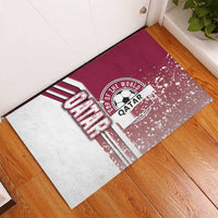 Qatar Football Rubber Doormat The Maroons Soccer - Road To Champion - Wonder Print Shop