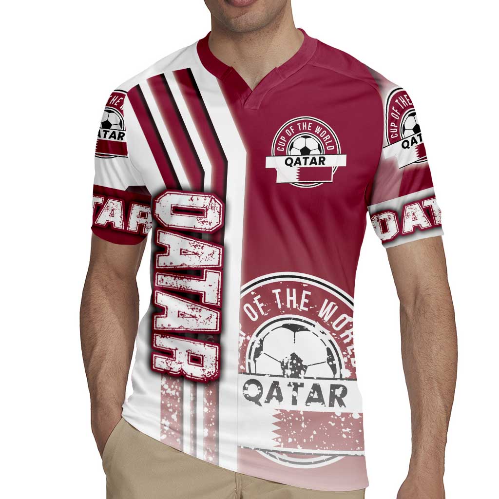 Qatar Football Rugby Jersey The Maroons Soccer - Road To Champion - Wonder Print Shop
