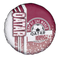 Qatar Football Spare Tire Cover The Maroons Soccer - Road To Champion - Wonder Print Shop