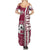 Qatar Football Summer Maxi Dress The Maroons Soccer - Road To Champion - Wonder Print Shop