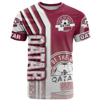 Qatar Football T Shirt The Maroons Soccer - Road To Champion - Wonder Print Shop