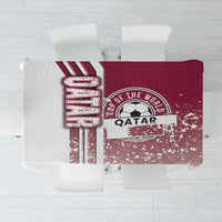 Qatar Football Tablecloth The Maroons Soccer - Road To Champion - Wonder Print Shop